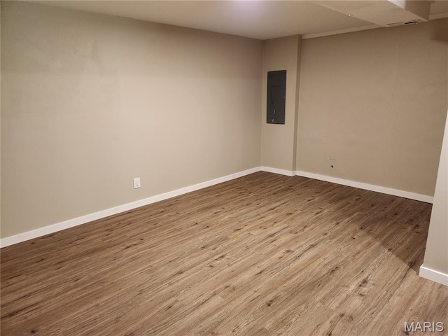 522 Judith Ann Pl, Fairview Heights, IL 62208 - spare room featuring electric panel and wood finished floors