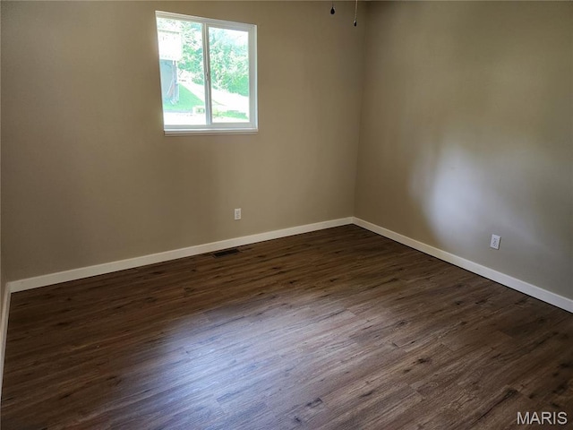 522 Judith Ann Pl, Fairview Heights, IL 62208 - unfurnished room featuring dark wood-type flooring