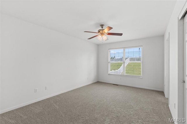 925 Stone Crossing Dr, Wentzville, MO 63385 - unfurnished room with carpet floors and a ceiling fan