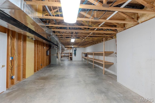 11782 Pine Forest Dr, Rolla, MO 65401 - view of unfinished basement
