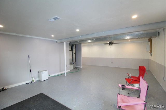 14525 Meadowlark Ln, Saint Genevieve, MO 63670 - finished basement with recessed lighting