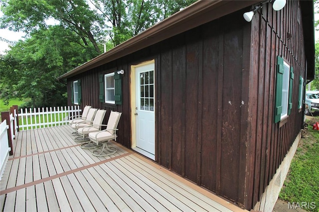 14525 Meadowlark Ln, Saint Genevieve, MO 63670 - view of wooden deck