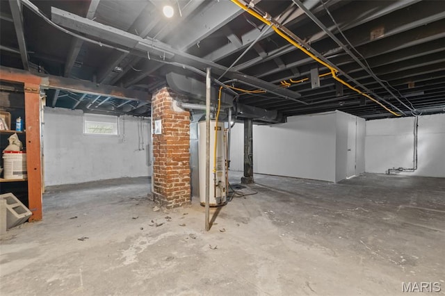 1307 Weleba Ave, Saint Louis, MO 63121 - basement featuring water heater