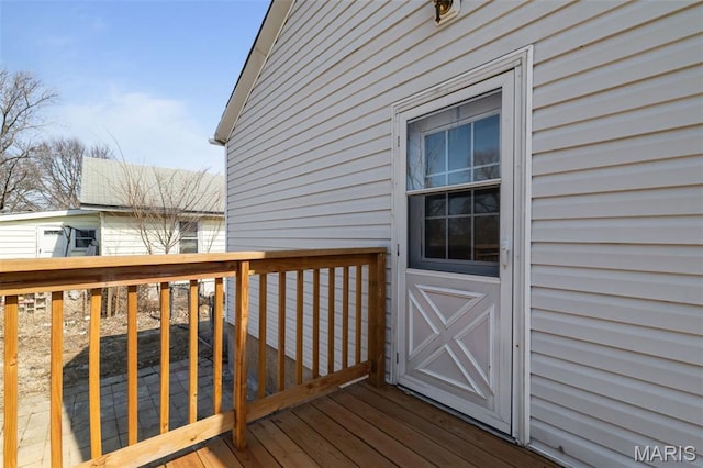 1307 Weleba Ave, Saint Louis, MO 63121 - view of deck