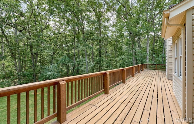 271 Westwood Trl, Foristell, MO 63348 - deck featuring a lawn