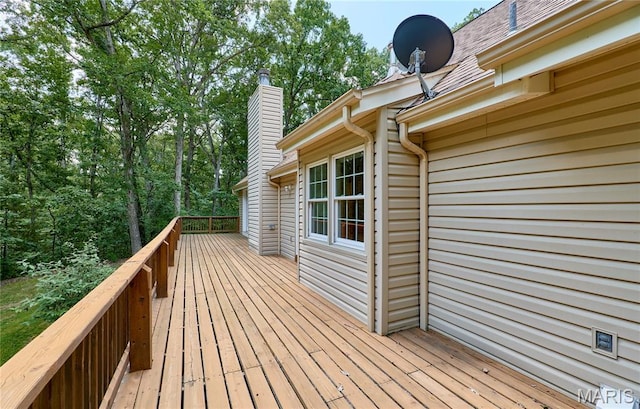 271 Westwood Trl, Foristell, MO 63348 - view of wooden terrace