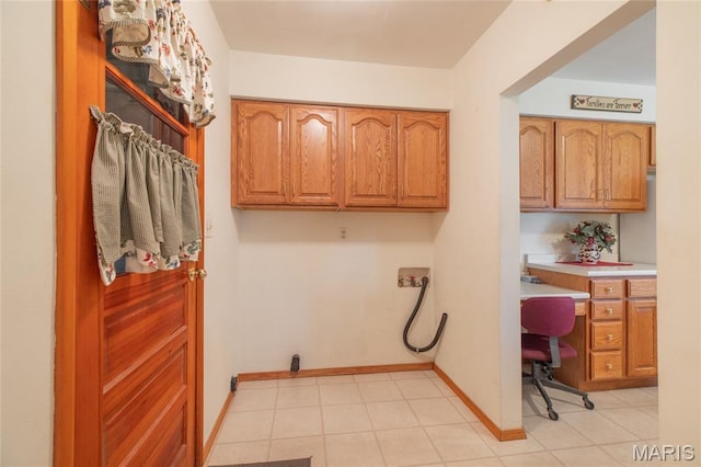 457 Maple Dr, Bethalto, IL 62010 - washroom with cabinet space and an office area