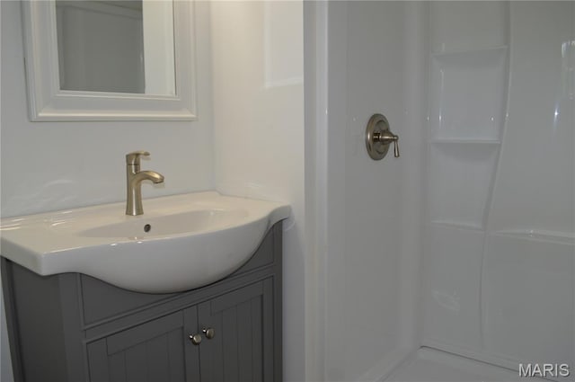 834 Vine St, Festus, MO 63028 - full bath with vanity and a shower