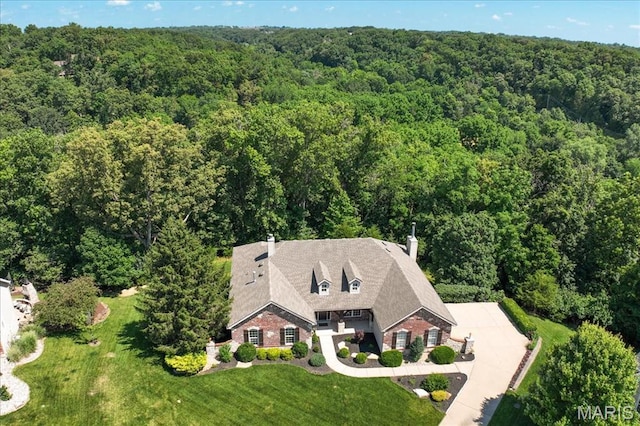 886 Arbor Chase Dr, Wildwood, MO 63021 - view from above of property with a forest