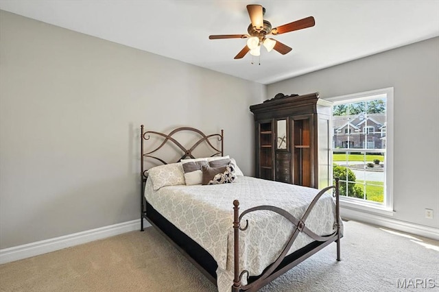 886 Arbor Chase Dr, Wildwood, MO 63021 - carpeted bedroom featuring baseboards and a ceiling fan