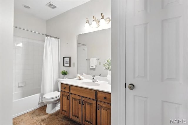 886 Arbor Chase Dr, Wildwood, MO 63021 - bathroom with vanity and shower / tub combo with curtain