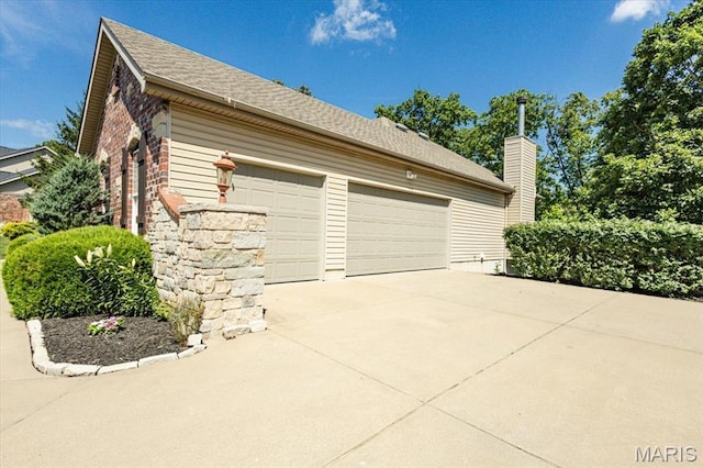 886 Arbor Chase Dr, Wildwood, MO 63021 - garage with driveway