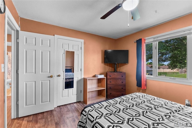 1133 Cypress Ct, Cape Girardeau, MO 63701 - bedroom featuring wood finished floors and a ceiling fan