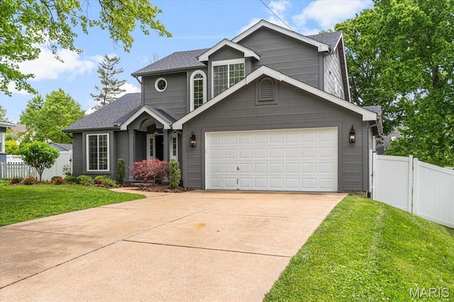 938 Blase Ave, Saint Louis, MO 63131 - traditional-style house featuring driveway, a garage, and a shingled roof