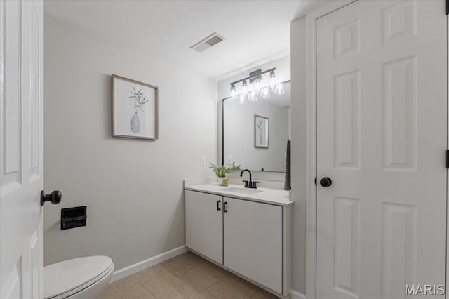938 Blase Ave, Saint Louis, MO 63131 - half bathroom featuring vanity and toilet