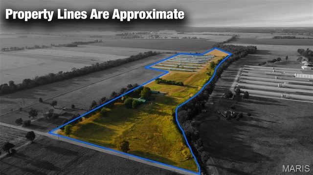 1369 County Highway 408, Benton, MO 63736 - view of property location with property boundaries highlighted