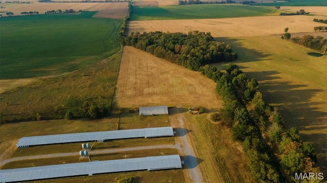 1369 County Highway 408, Benton, MO 63736 - aerial view of property's location with rural landscape and farmland
