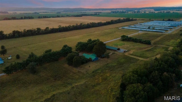 1369 County Highway 408, Benton, MO 63736 - aerial view at dusk of a view of countryside