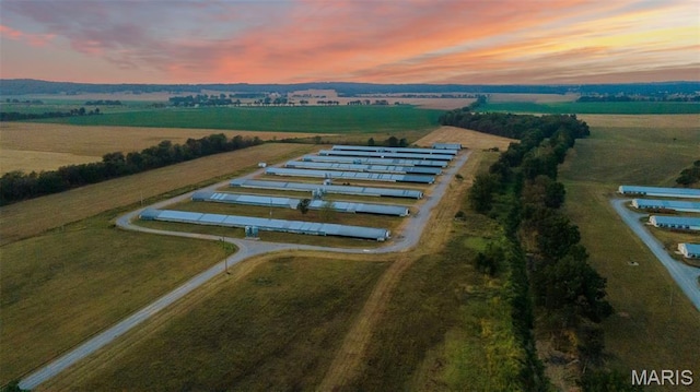 1369 County Highway 408, Benton, MO 63736 - aerial view at dusk of a view of rural / pastoral area and agricultural plots