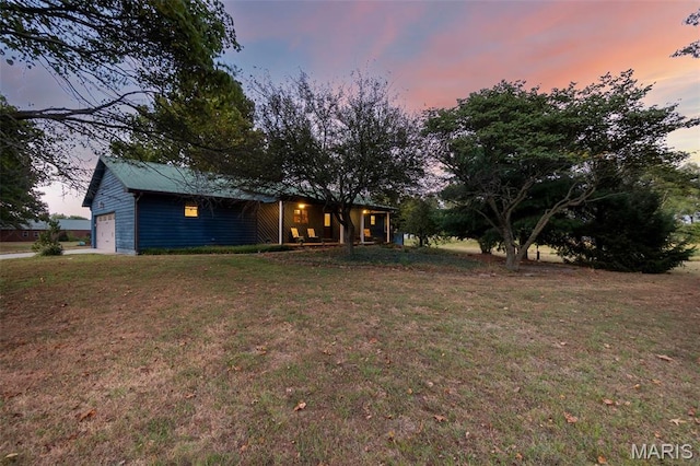 1369 County Highway 408, Benton, MO 63736 - view of front of property featuring covered porch and a lawn