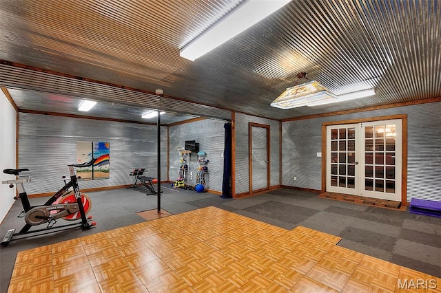 1369 County Highway 408, Benton, MO 63736 - below grade area featuring french doors