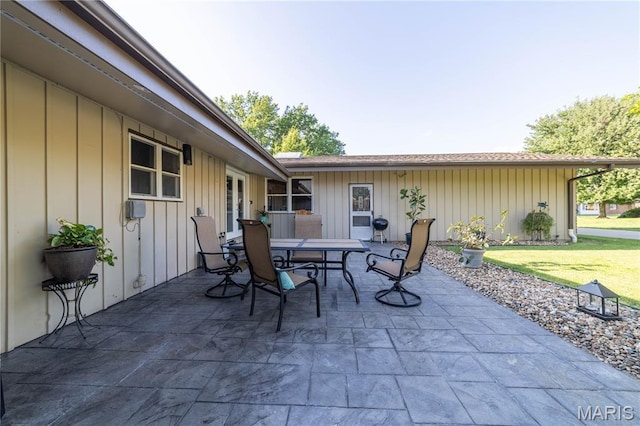 317 Johnson Pl, Palmyra, MO 63461 - view of patio / terrace featuring outdoor dining area