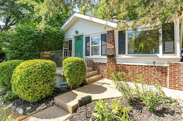 6451 Odell St, Saint Louis, MO 63139 - view of front of home featuring brick siding