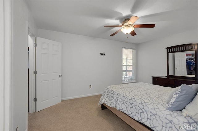 1943 Greenpoint Dr Unit 302, Kirkwood, MO 63122 - bedroom featuring light colored carpet and a ceiling fan