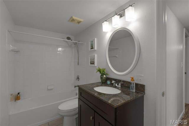 1943 Greenpoint Dr Unit 302, Kirkwood, MO 63122 - bathroom with vanity, shower / washtub combination, and tile patterned floors