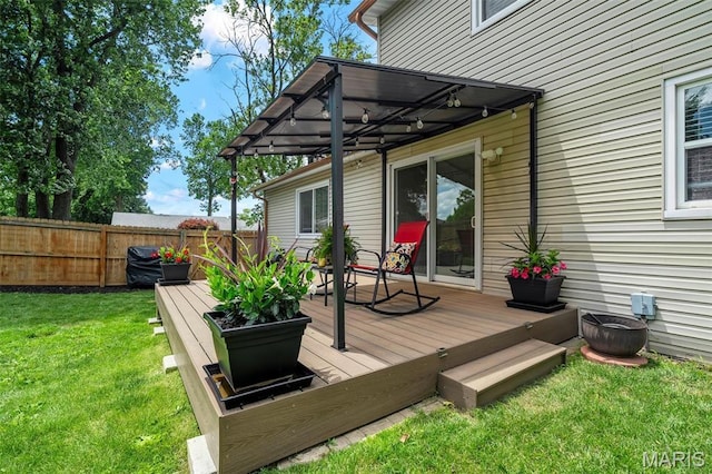 308 Rebecca Dr, Saint Charles, MO 63301 - view of wooden deck