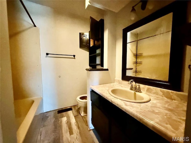 1206 Virginia Ave, Canton, MO 63435 - bathroom with vanity and wood finished floors