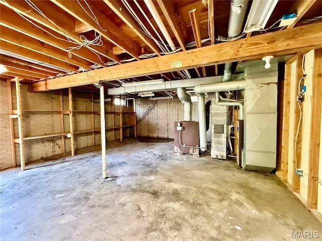 1206 Virginia Ave, Canton, MO 63435 - unfinished below grade area featuring heating unit