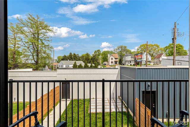 6297 Magnolia Ave, Saint Louis, MO 63139 - balcony with a residential view