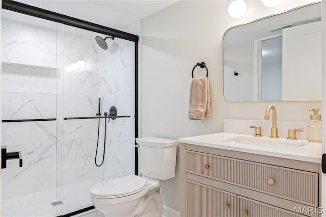 6297 Magnolia Ave, Saint Louis, MO 63139 - full bathroom with a marble finish shower and vanity