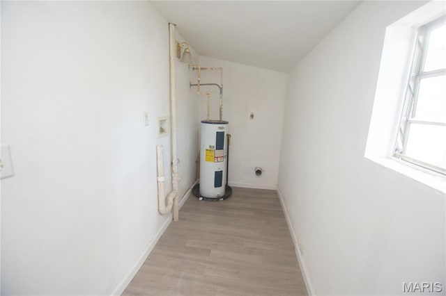15 S 13th St, Wood River, IL 62095 - utility room featuring electric water heater
