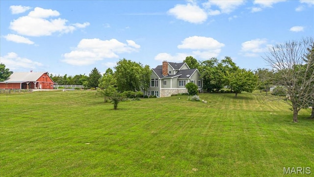 2175 Oberhelman Rd, Foristell, MO 63348 - view of yard