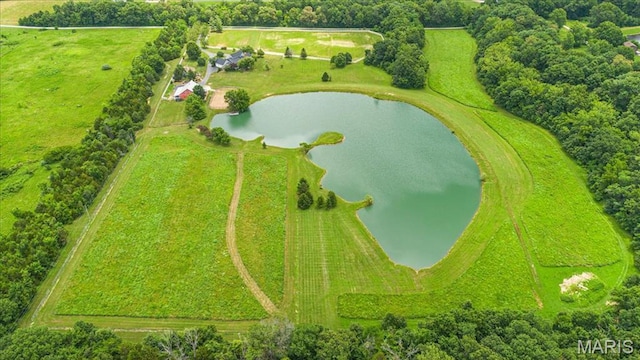 2175 Oberhelman Rd, Foristell, MO 63348 - aerial view of a large body of water