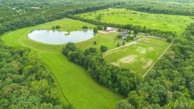 2175 Oberhelman Rd, Foristell, MO 63348 - drone / aerial view of a large body of water