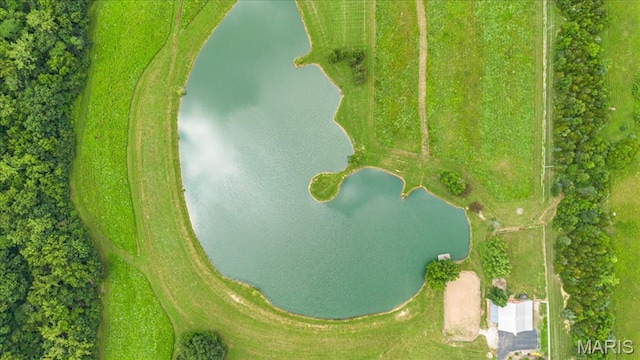 2175 Oberhelman Rd, Foristell, MO 63348 - drone / aerial view of a nearby body of water