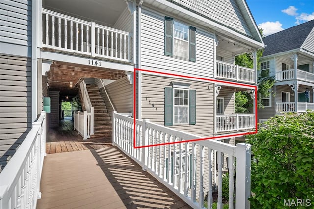 1141 Arbor Creek Dr Unit 2C, Saint Louis, MO 63122 - exterior space featuring stairway