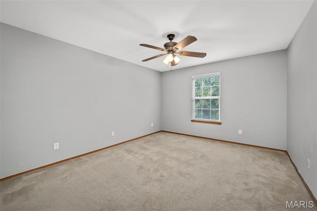 1141 Arbor Creek Dr Unit 2C, Saint Louis, MO 63122 - empty room featuring a ceiling fan and carpet