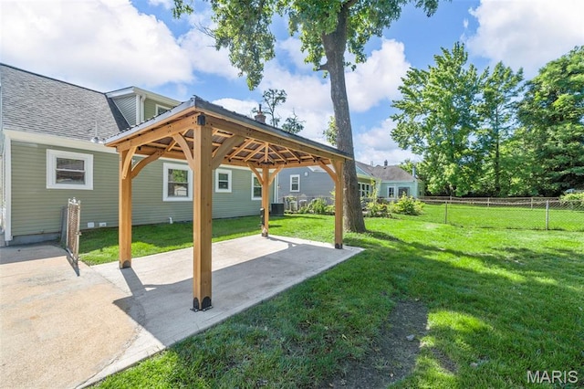 841 N Geyer Rd, Kirkwood, MO 63122 - view of yard with a patio and a gazebo