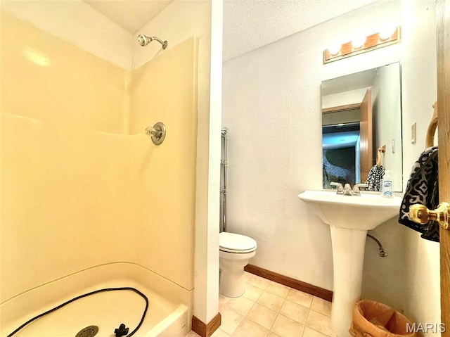18 Sandstone Ct, Troy, IL 62294 - full bathroom with a stall shower and tile patterned floors