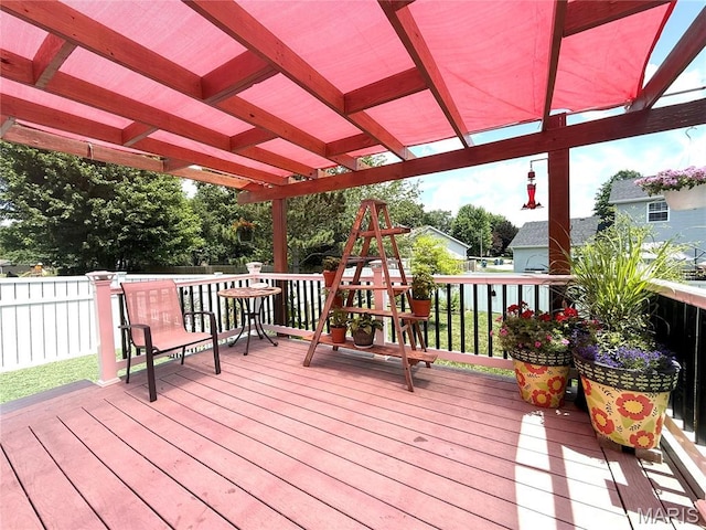 18 Sandstone Ct, Troy, IL 62294 - wooden deck with a pergola