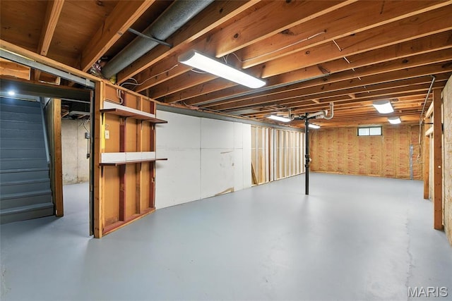 3205 Fleet Ln, Saint Charles, MO 63301 - basement with stairs
