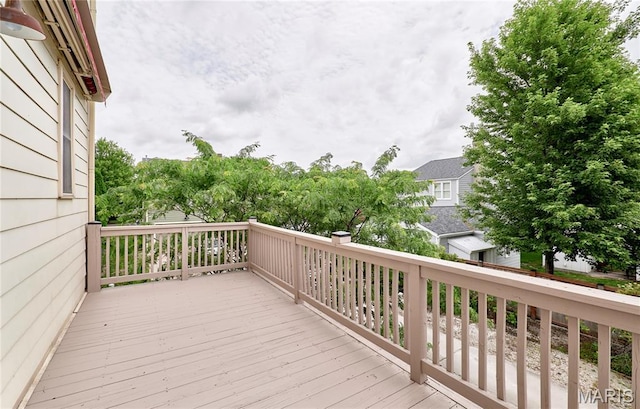 3432 Civic Green Dr, Saint Charles, MO 63301 - view of wooden deck