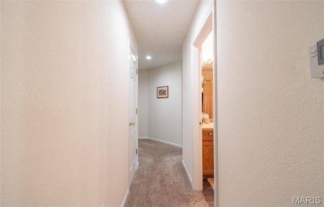 708 Chestnut Dr, Rolla, MO 65401 - corridor featuring recessed lighting and carpet flooring