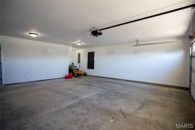 1205 Yosemite, Sikeston, MO 63801 - garage with a garage door opener and electric panel