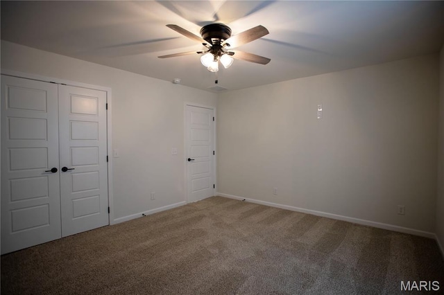 1205 Yosemite, Sikeston, MO 63801 - carpeted spare room with a ceiling fan and baseboards