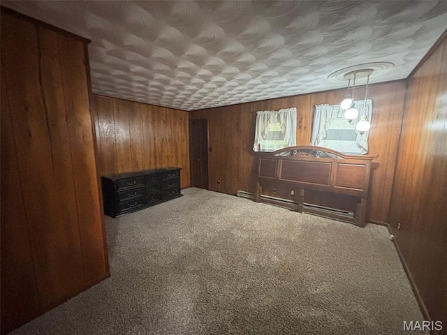 304 Taylor Ave, Park Hills, MO 63601 - carpeted bedroom featuring wooden walls